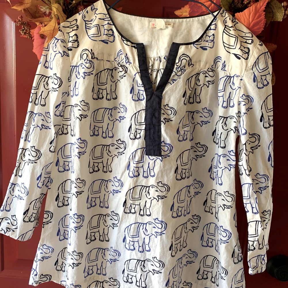 Crewcuts Elephant “trunks up” tunic